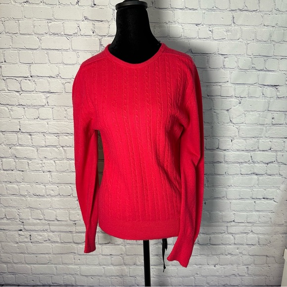 Dior Vibrant Pink Crew Neck Sweater - Picture 1 of 5